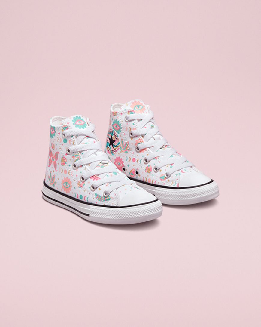 Tenisky Vysoke Converse Chuck Taylor All Star Mystic Gems Dievcenske Biele Ruzove Koralove | SK MZXYH9